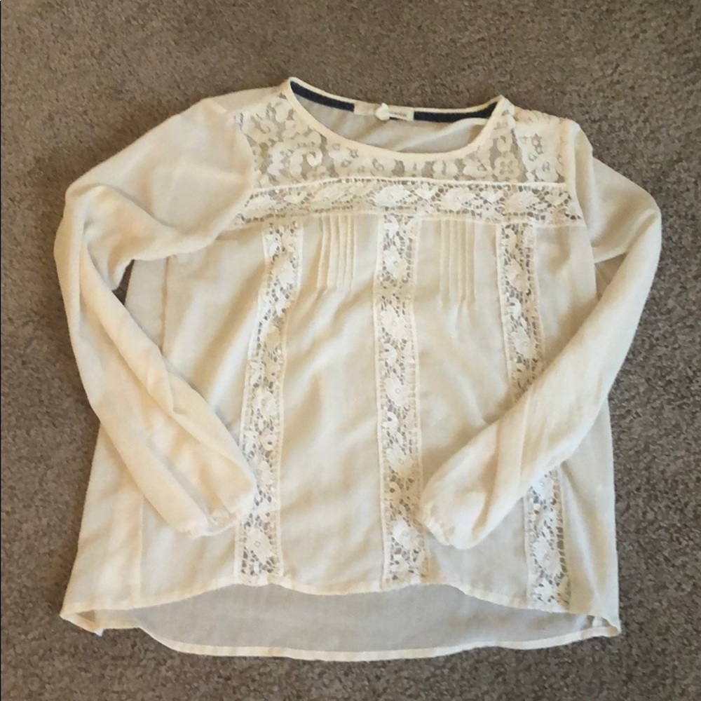 Rewind lace top